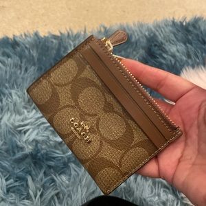 Coach small credit card wallet